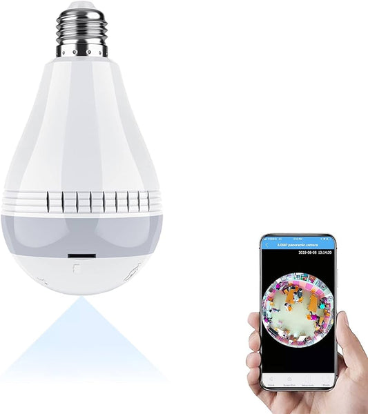 360ViewGuard: Wi-Fi Light Bulb Camera with HD Panoramic View